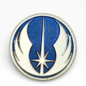Disney Star Wars Jedi Order Symbol Pin Blue White Enamel